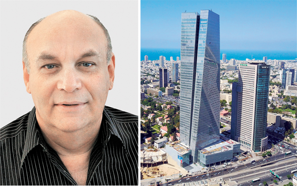ישראל דוד (משמאל) ומגדל עזריאלי שרונה. הגבוה בישראל ישראל דוד (משמאל) ומגדל עזריאלי שרונה. הגבוה בישראל