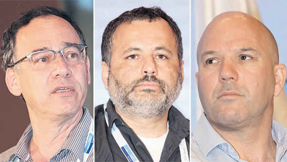 מימין: עורכי הדין אורי קורב ואילן סופר ופרקליט המדינה שי ניצן. השתתפו בפאנל הסוער מימין: עורכי הדין אורי קורב ואילן סופר ופרקליט המדינה שי ניצן. השתתפו בפאנל הסוער