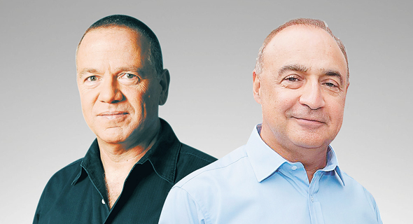 מימין לן בלווטניק הבעלים של כלל תעשיות ושלמה רודב מבעלי השליטה ביפאורה מימין לן בלווטניק הבעלים של כלל תעשיות ושלמה רודב מבעלי השליטה ביפאורה