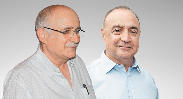 מימין: לן בלווטניק וצבי לבנת מימין: לן בלווטניק וצבי לבנת