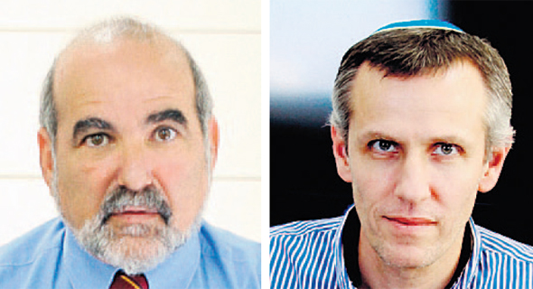 מימין: מנהל רשות החברות הממשלתיות ינקי קוינט ויו"ר נצר השרון יקי אנוך. לא יודעים באיזו התרחבות מדובר מימין: מנהל רשות החברות הממשלתיות ינקי קוינט ויו"ר נצר השרון יקי אנוך. לא יודעים באיזו התרחבות מדובר