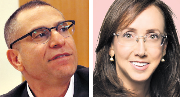 מימין: מנכ"לית IATI קרין מאיר רובינשטיין ומנהל רשות המסים ערן יעקב מימין: מנכ"לית IATI קרין מאיר רובינשטיין ומנהל רשות המסים ערן יעקב