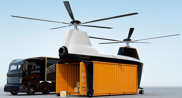 רחפנים קונטיינר תעופה משלוחים, Trucks
