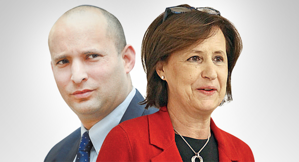 יו"ר הות"ת יפה זילברשץ ושר החינוך נפתלי בנט יו"ר הות"ת יפה זילברשץ ושר החינוך נפתלי בנט