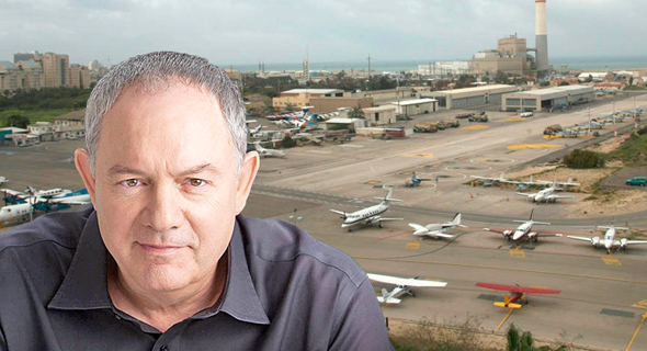 מהנדס העיר תל אביב עודד גבולי על רקע שדה דב מהנדס העיר תל אביב עודד גבולי על רקע שדה דב