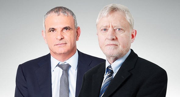 מימין: יוסף שפירא מבקר המדינה ושר האוצר משה כחלון מימין: יוסף שפירא מבקר המדינה ושר האוצר משה כחלון