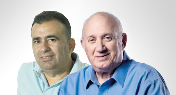 מימין: מנכ”ל שופרסל איציק אברכהן ומבעלי סמארט פארם איציק ניסנוב מימין: מנכ”ל שופרסל איציק אברכהן ומבעלי סמארט פארם איציק ניסנוב