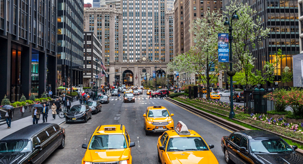 Taxis in New York. Photo: Getty Images