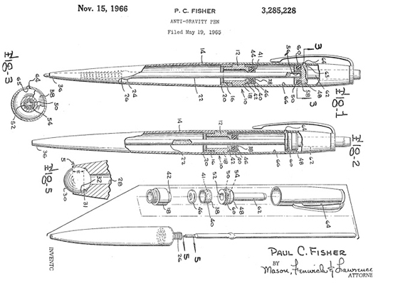 עיצוב עט החלל של פישר, צילום: Tested