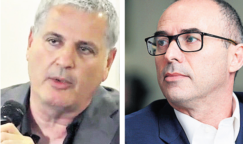 מימין: מנכ"ל אל על גונן אוסישקין והמגשר עו"ד עמוס גבריאלי מימין: מנכ"ל אל על גונן אוסישקין והמגשר עו"ד עמוס גבריאלי