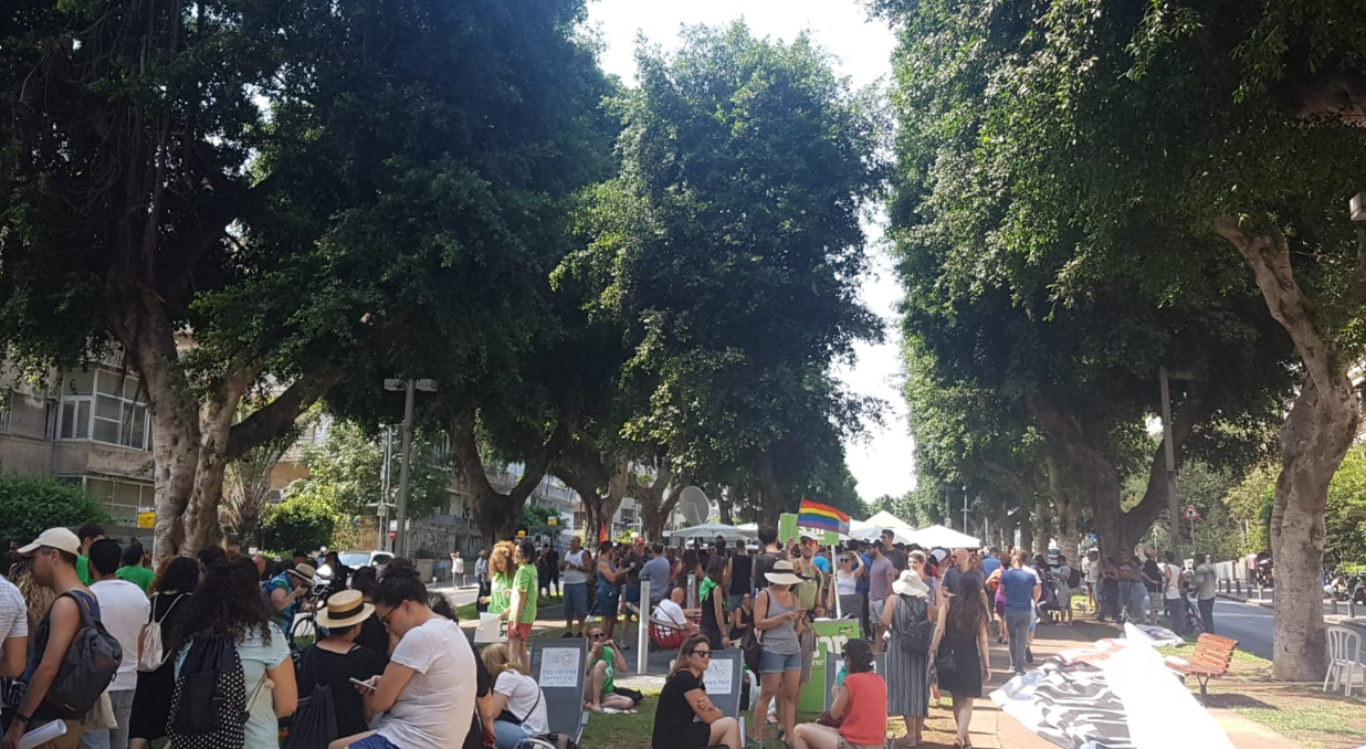 ההפגנה בשדרות רוטשילד בת"א ההפגנה בשדרות רוטשילד בת"א