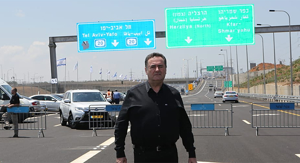 ישראל כץ בכביש 531 