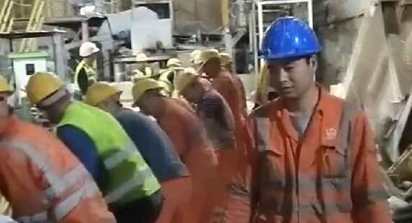 פועלים של הרכבת הקלה (ארכיון) פועלים של הרכבת הקלה (ארכיון)
