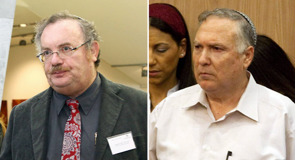 מימין נתן אשל ופרופ' דניאל הרשקוביץ מימין נתן אשל ופרופ' דניאל הרשקוביץ