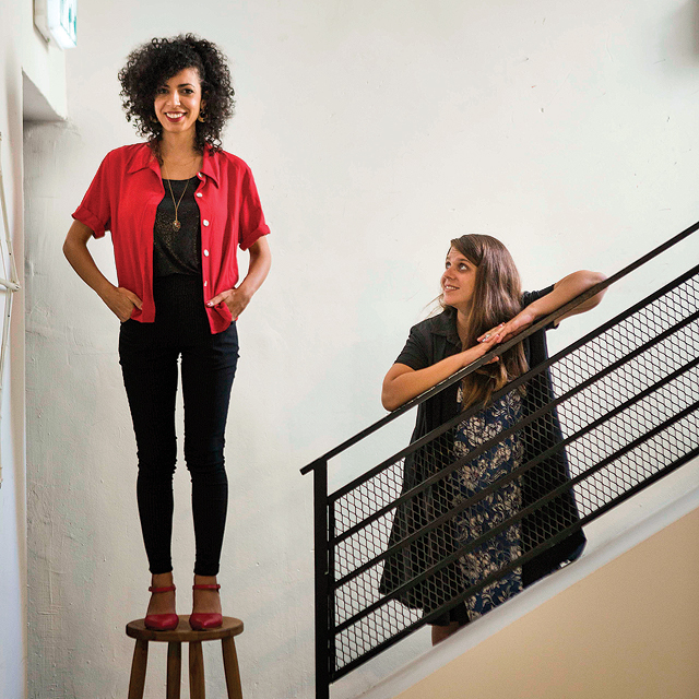 מגזין נשים 3.9.18 מימין דפני ליף ו רנא אבו פריחה, צילום: תומי הרפז