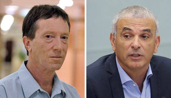 מימין: שר האוצר משה כחלון ויו”ר המועצה הלאומית לכלכלה אבי שמחון. השוק ייפתח ליבוא או לא? מימין: שר האוצר משה כחלון ויו”ר המועצה הלאומית לכלכלה אבי שמחון. השוק ייפתח ליבוא או לא?