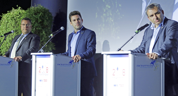 מימין זאב אלקין, עופר ברקוביץ' ומשה ליאון מימין זאב אלקין, עופר ברקוביץ' ומשה ליאון