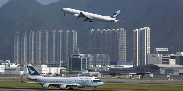 נמלי התעופה של הונג קונג ודרום סין נסגרו בגלל הטייפון  - למעלה מאלף טיסות בוטלו