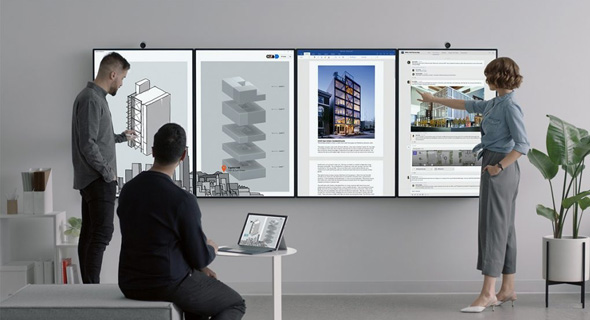 Surface Hub, לוח מחיק חכם שפיתחה החברה Surface Hub, לוח מחיק חכם שפיתחה החברה