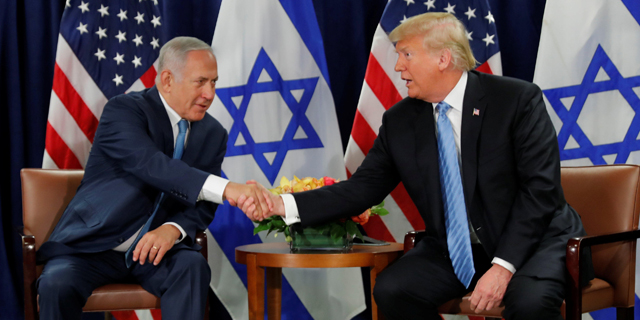 טראמפ לנתניהו: "אוהב את פתרון שתי המדינות"