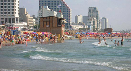 חוף פרישמן תל אביב ים, צילום: cc by EdoM חוף פרישמן תל אביב ים, צילום: cc by EdoM