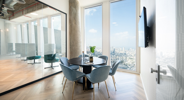 LABS TLV offices at the Azrieli Sarona tower. Photo: LABS TLV LABS TLV offices at the Azrieli Sarona tower. Photo: LABS TLV