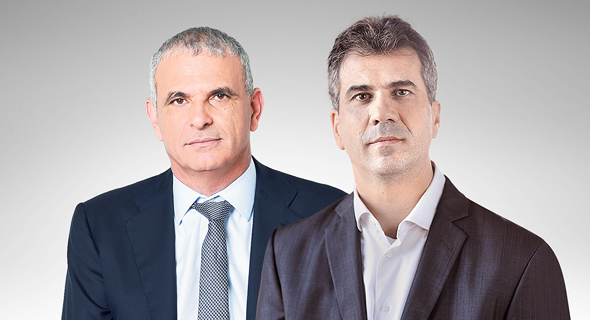 מימין: שר הכלכלה אלי כהן ושר האוצר משה כחלון מימין: שר הכלכלה אלי כהן ושר האוצר משה כחלון