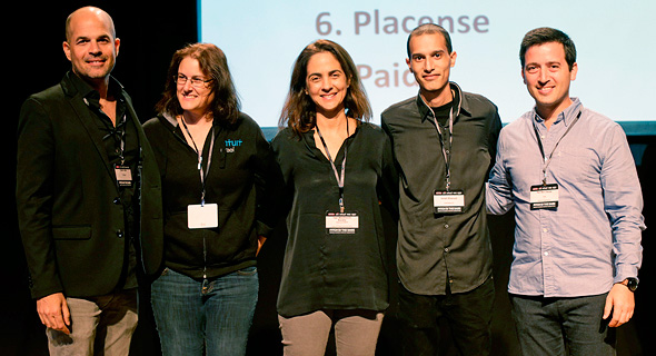 Tsafrir Attar (left), Baat Enosh, Yael Visbord Suchary, Avenews-GT co-founder Ismail Kharoub, Roi Ben Daniel. Photo: Amit Sha'al Tsafrir Attar (left), Baat Enosh, Yael Visbord Suchary, Avenews-GT co-founder Ismail Kharoub, Roi Ben Daniel. Photo: Amit Sha'al