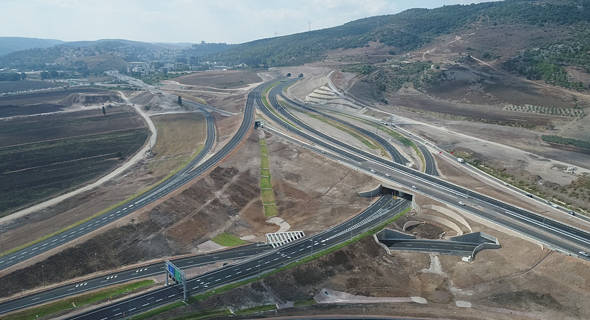 מחלף תל קשיש בקטע החדש מחלף תל קשיש בקטע החדש