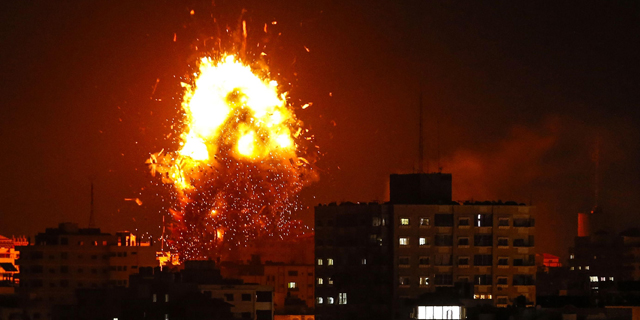 מבנה תחנת הטלוויזיה של חמאס הושמד. צה"ל: "יותר מ-300 שיגורים זוהו מהרצועה"