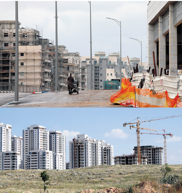 למעלה: חריש. למטה: שכונת פסגות אפק בראש העין. בעיות תחבורה ועירוב שימושים למעלה: חריש. למטה: שכונת פסגות אפק בראש העין. בעיות תחבורה ועירוב שימושים
