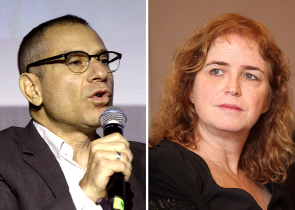 מימין: פרקליטת מחוז ת"א (מיסוי וכלכלה) ליאת בן־ארי ומנהל רשות המסים ערן יעקב. אחראים לכתבי האישום וההסדרים בפרשת בנק UBS מימין: פרקליטת מחוז ת"א (מיסוי וכלכלה) ליאת בן־ארי ומנהל רשות המסים ערן יעקב. אחראים לכתבי האישום וההסדרים בפרשת בנק UBS