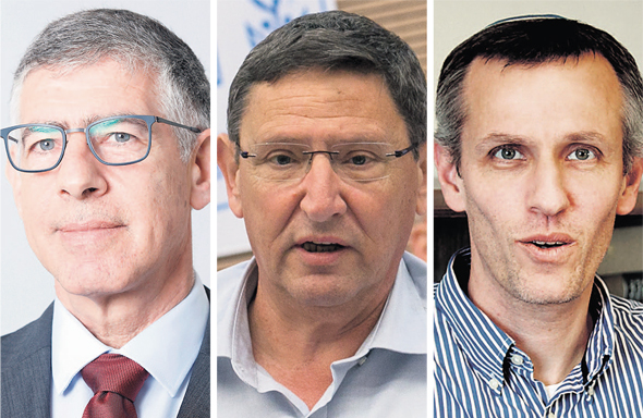 מימין: ינקי קוינט מנהל רשות החברות הממשלתיות, אודי אדם מנכ"ל משרד הביטחון ונמרוד שפר מנכ"ל תע"א מימין: ינקי קוינט מנהל רשות החברות הממשלתיות, אודי אדם מנכ"ל משרד הביטחון ונמרוד שפר מנכ"ל תע"א