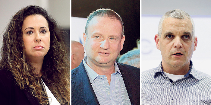 מימין: מנכ"ל רפאל יואב הראבן, יו"ר תע"א הראל לוקר ומנכ"לית HOT טל גרנות גולדשטיין מימין: מנכ"ל רפאל יואב הראבן, יו"ר תע"א הראל לוקר ומנכ"לית HOT טל גרנות גולדשטיין