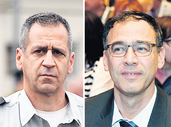 פרקליט המדינה שי ניצן והאלוף אביב כוכבי, הרוצה להתכונן לפגישה פרקליט המדינה שי ניצן והאלוף אביב כוכבי, הרוצה להתכונן לפגישה
