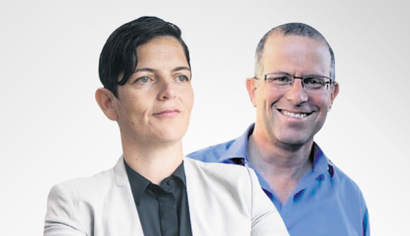 רשם האגודות השיתופיות מירון הכהן והכנ"רית סיגל יעקבי. “הצלחה לא נמדדת רק על סמך תוצאות התהליך"