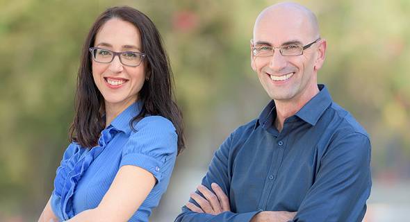 גיא סרוק מנהל חטיבת היועצים, ומירב גלבוע מנהלת משאבי אנוש גיא סרוק מנהל חטיבת היועצים, ומירב גלבוע מנהלת משאבי אנוש