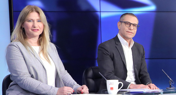 מימין ערן יעקב ותמר ברכה מימין ערן יעקב ותמר ברכה