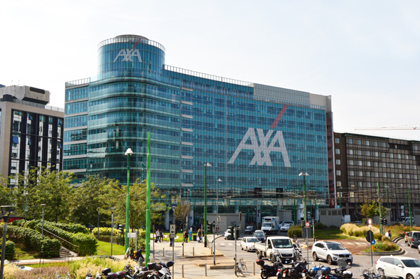AXA's offices in Milan. Photo: Shutterstock AXA's offices in Milan. Photo: Shutterstock