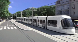 רכבת קלה קו סגול נת"ע, צילום: יוטיוב