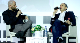 ועידת התחזיות 2019 אוריאל דסקל ב שיחה עם דיויד בלאט, צילום: עמית שעל