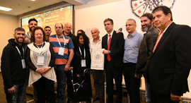 ועידת התחזיות 2019 אות שר הכלכלה ל מעסיקי בעלי מוגבלוית, צילום: יאיר שגיא