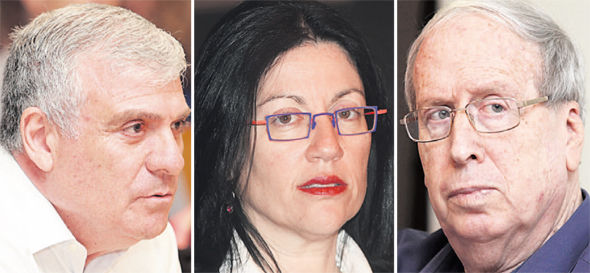 מימין: צבי סטפק, מבעלי השליטה במיטב דש. רונית הראל, מנכ"לית חברת הדירוג מעלות, ואבי לוי, מנכ"ל מליסרון מימין: צבי סטפק, מבעלי השליטה במיטב דש. רונית הראל, מנכ"לית חברת הדירוג מעלות, ואבי לוי, מנכ"ל מליסרון