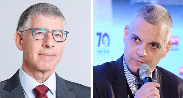 מנכ"ל רפאל יואב הר אבן ומנכ"ל התעשייה האווירית נמרוד שפר מנכ"ל רפאל יואב הר אבן ומנכ"ל התעשייה האווירית נמרוד שפר