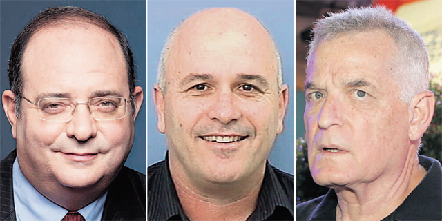 מימין אברהם ביגר המיתולוגי ארי שמיס המועמד של הראל.ארז מלצר המועמד הנוסף מימין אברהם ביגר המיתולוגי ארי שמיס המועמד של הראל.ארז מלצר המועמד הנוסף