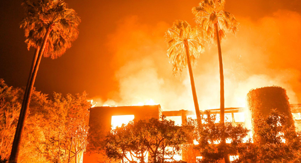 שריפות בקליפורניה בשנה החולפת, צילום: AP