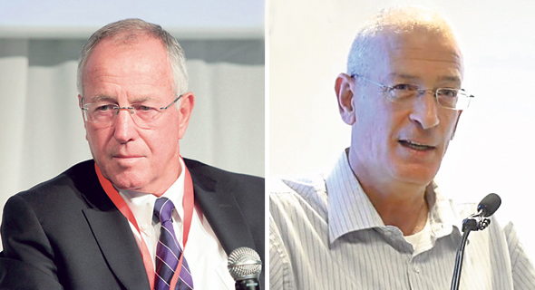 מימין: המנכ"ל הפורש של אסותא אשדוד דוד דגן, ומנכ"ל מכבי רן סער מימין: המנכ"ל הפורש של אסותא אשדוד דוד דגן, ומנכ"ל מכבי רן סער