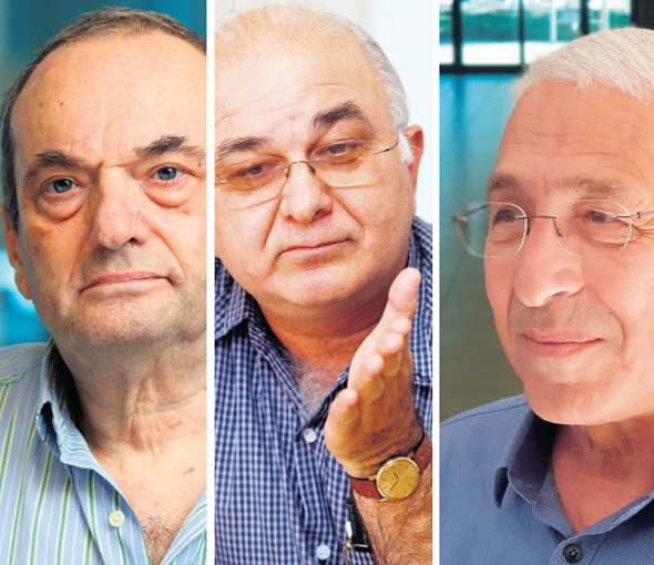מימין: פרופ' גבי בן־נון מאוניברסיטת בן־גוריון, פרופ' דב צ'רניחובסקי מאוניברסיטת בן־גוריון וד"ר יצחק ברלוביץ' שניהל בעבר את בית החולים וולפסון. משרטטים את האתגרים של שר הבריאות הבא מימין: פרופ' גבי בן־נון מאוניברסיטת בן־גוריון, פרופ' דב צ'רניחובסקי מאוניברסיטת בן־גוריון וד"ר יצחק ברלוביץ' שניהל בעבר את בית החולים וולפסון. משרטטים את האתגרים של שר הבריאות הבא