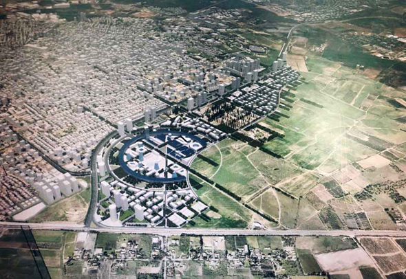 המתחם המתוכנן במזרח רחובות. "כבר היום קשה לאתר קרקעות פנויות באזור" המתחם המתוכנן במזרח רחובות. "כבר היום קשה לאתר קרקעות פנויות באזור"