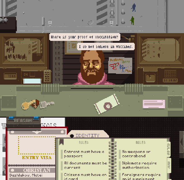 “Papers, Please!". הכיף שבבירוקרטיה דכאנית “Papers, Please!". הכיף שבבירוקרטיה דכאנית